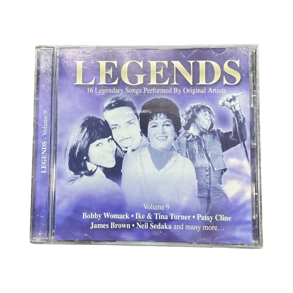 Legends Volume 9 CD 16 Songs Frank Sinatra James Brown Patsy Cline APWCD1872